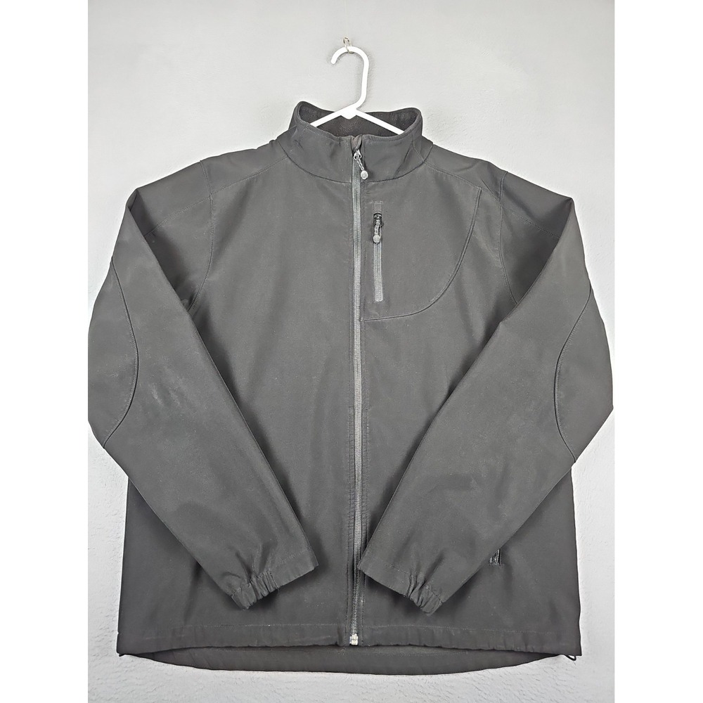 Black Diamond Softshell Full Zip Climbing Hiking Jacket Black Size XL 189620